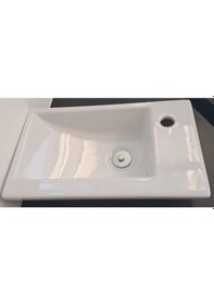 Resim İda Etejerli Lavabo 28x45cm Turavit Diğer 
