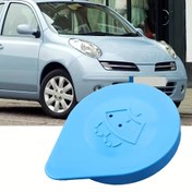 Resim Blue ABS Rüzgarlıklı Silecek Sıvısı Rezervuar Kapakları için for Nissan Micra K12, Mart K12, Nota E11, Livina E11 (2003-2012) - OEM 28913-AX600, Kolay Kurulum, Sızdırmaz Tasarım, Otomotiv Bakımı | Fonksiyonel Araç Parçası | Sızdırmaz Kapak 