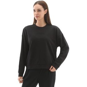 Resim Skechers W Essential Crewneck Kadın Sweatshirt Siyah 