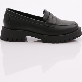 Resim Dgn 2842 Kadin Loafer Ayakkabi 2842-730-R1534 Siyah 