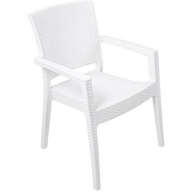 Resim Depootoptan Mandella Zeus Rattan Koltuk (2 Adet) Beyaz 