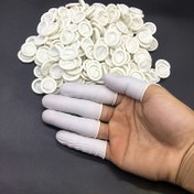 Resim 50 Adet Premium Silikon Lateks Parmaklık - Toz ve Pudrasız, Antistatik & Tek Kullanımlık | Yumuşak, Esnek ve Rahat Uyumlu Elektronik, Tıp, Gıda İşleme ve Daha Fazlası İçin - Açık Bej 