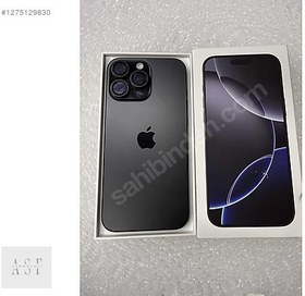 Resim Apple iPhone 16 Pro Max İkinci El YD | 256 GB | Siyah 