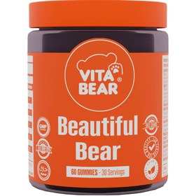 Resim VİTA BEAR Beatiful Bear (Cilt Vitamini) 60 Gummies 