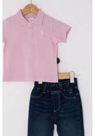 Resim U.S. Polo Assn. U.s. Polo Assn Kız Bebek Pembe Takım 5274-48216 Pembe 