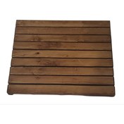 Resim Genel Markalar mobilya ahşap masa altı ayaklık ayak koyma standı kestane rengi 