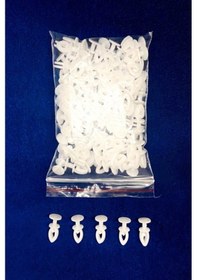 Resim Geçmeli Perde Ruleti 100 Adet 1. Kalite Perde Halkası Beyaz 