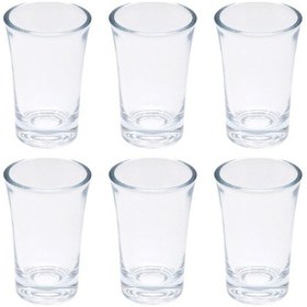 Resim Kahve Yanı 6'lı Su Bardağı Tosca Shot Tg-2022 Altın - Şeffaf 