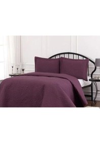 Resim Özdilek Yatak Örtüsü Naıve Nakışlı Mürdüm 180x250 Tek Kişilik 