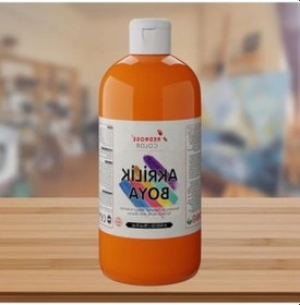 Resim Dayanıklı Turuncu Akrilik Boya 500 Gr 0.2 L 
