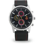 Resim Galatasaray Deri Kol Saati U13855 - GS ANAHTARLIK HEDİYELİ 