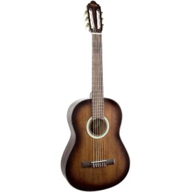 Resim Valencia VC404HSB Klasik Gitar 4/4 (Historic Sunburst) | Mat Cila - Vintage Renk - Sıcak Ton 