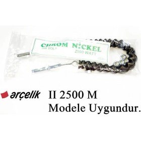 Resim Sern Arçelik II 2500 M Modele Uyumlu 2500W İnfrared Soba Isıtıcı Rezistans Teli (Yatay) 