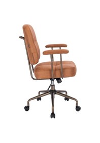 Resim New York Çalışma Sandalyesi - Kahverengi 65x96,5-102,5x68 Cm Kahverengi 