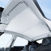 Resim UV Koruma Özellikli ve Depolama Çantası İçeren Katlanabilir Tesla Model Y Güneşlik, Tavan Rafına Uyumlu, 2020-2024 Modelleri ile Uyumludur 