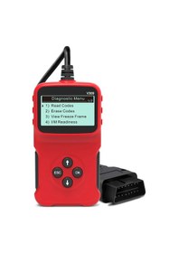 Resim Tenfowee Araç Arıza Teşhis Cihazı: 5 Dil Destekli, Lcd Ekranlı, Tak Çalıştır Obd V309 Kırmızı 