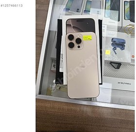 Resim Apple iPhone 16 Pro Max İkinci El TR | 512 GB | Çöl Titanyum 
