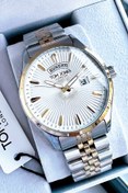Resim Tom Jones Rolex Model Hediyelik Erkek Kol Saati Su Geçirmez Gümüş Gold Çelik Kordon Hediye Bileklik GTJE2104C3 