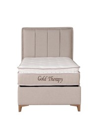 Resim Kilim Mobilya Gold Therapy Set ( Sandıklı Baza + Başlık + Yatak ) 090x190 Krem 