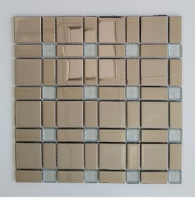 Resim MozaiKristaL Mutfak Tezgah Arası Ve Iç Dekorasyon Için 23x48x48mm Kristal Cam Seramik (1 KOLİ?=1M2 Fİ?YATİDİR) 