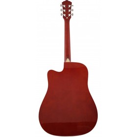 Resim Washburn WA90CETS Elektro Akustik Gitar - Tobacco Sunburst (Orta Seviye - Cutaway) | Dahili Barcus Berry EQ4T Preamp ve Tuner, Ladin Kapak, Maun Arka ve Yanlar | Uyum: Sahne ve Kayıt Kullanımı 