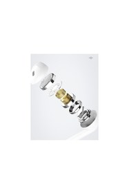 Resim Rock Space ES08 Type-C Stereo Kablolu Kulak Içi Kulaklık Beyaz 