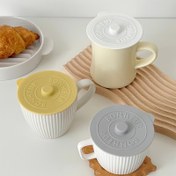 Resim 3/4 Set Sevimli Kore Tarzı İzole Edilmiş Silikon Kupa Kapak, Evrensel Yuvarlak, Gıda Sınıfı, Seramik, Çay Bardağı, Su Bardağı, Mürekkep İçin 