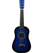 Resim Wezone Mavi Mini Gitar 23 İnç, Çocuklar İçin Başlangıç Seviyesi, Ahşap Enstrüman, Müzik Oyuncak, Kolay Kullanım 