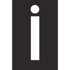 Resim İsg Tabelam 13x20cm/kompozit/X Harfi Boyama Şablonu 