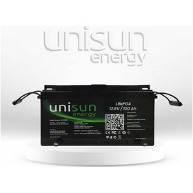 Resim Unisun 100ah 12.8v Lifepo4 Akü Solar Sistem Ve Karavan İçin 