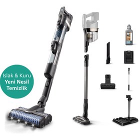 Resim Philips 9000 Serisi AquaTrio Islak&Kuru Süpürge, Otomatik Temizleme, AquaSpin, PowerCyclone Aqua, XW9463/11 - Siyah 