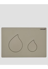 Resim Creavit Bloom Mat Cappucino Boyalı Kumanda Panel Cappuccino 