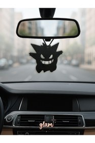 Resim GLAM DEKORASYON Araba Dikiz Aynası Süsü, Gengar Araç Dekor, PLA Materyal 