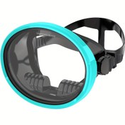 Resim Oval Şnorkel Maske Balıkçılık Maskesi Klasik Retro Tarzı Panoramik Geniş Görüşlü Şnorkelle Yüzme Gözlüğü Yetişkinler için Temperli Cam Lens 