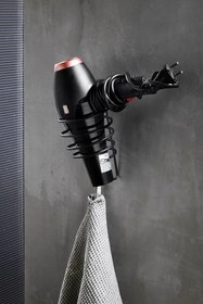 Resim Sas Haus Yapışkanlı Saç Kurutmalık Siyah , Sihirli Yapışkanlı Siyah Saç Kurutma Makine Askısı Y-01 