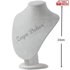 Resim Zeyn Dekor Damla Manken Kolye Mankeni 