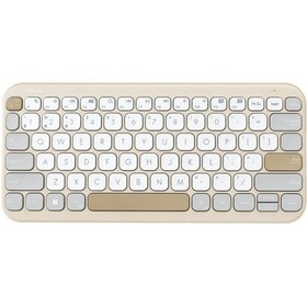 Resim Asus Marshmallow KW100 Mini Kablosuz Bluetooth Q Klavye 