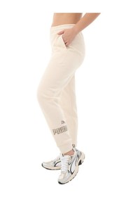 Resim 681496-87 Ess+ Anımal Pants Fl Kadın Eşofman Altı Krem Beyaz 
