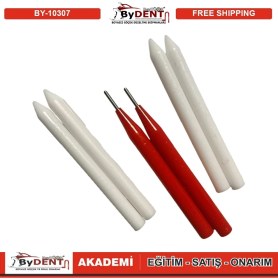 Resim Pdr Boyasız Göçük Düzeltme Kalemi Damar Kırma 6 Lı Set 4 Plastik 2 Metal Uçlu 