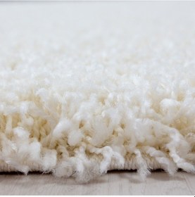 Resim Soft Shaggy Halı Yüksek Tüylü Düz Krem Rengi Çocuk Odası Oturma Odası Salon Mutfak Halısı 