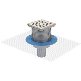 Resim Sukar Yalıtım Uyumlu Çelik Çerçeveli Yer Süzgeci 70 Alttan 