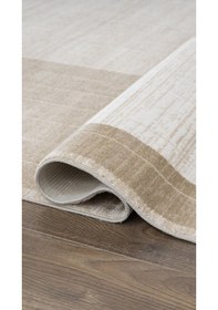 Resim By Özer Halı Açık Taş Renk Kahve Desenli Modern Karmen Halı Merit Mr008a Salon Halısı Çok Renkli 