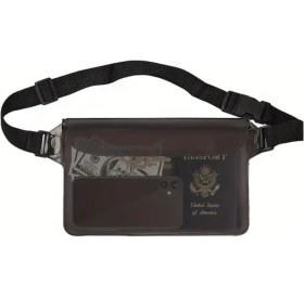 Resim Gateesat Siyah Ayarlanabilir Askılı Kuru Çanta Yüzme Dalış Tekne Balıkçılık Plaj Siyah 