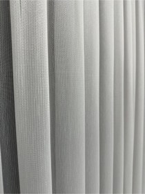 Resim Küçük Balık Sırtı Gri Tül Perde 1/2,5 Orta Sık Pile Küçük Gri 