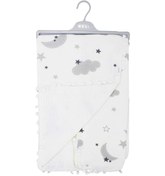 Resim Sebi Bebe Ponponlu Müslin Çift Kat Battaniye 70x90cm 9212 Gri 