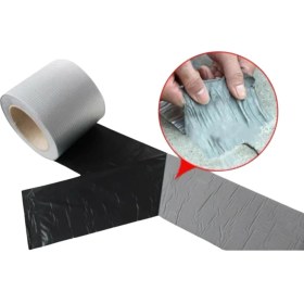Resim TeknoKapsül 2 Metre Sızdırmaz Bant 96MM Metalik Tamir Bandı Boru Çatlak Onarım Bandı 