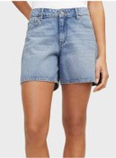 Resim Jack&jones Jxlaura Short Mw Denım Shorts Dnm Sn Kadın Denım Şort Mavi 