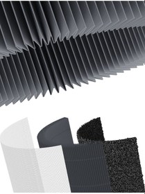 Resim Uyumlu Xiaomi Smart Air Purifier 4 Pro Filtre Hepa Karbon Gri High Efficiency Rfid 