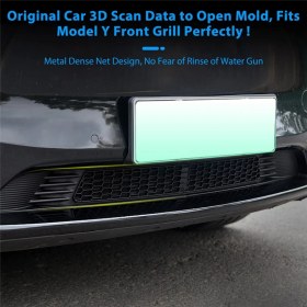 Resim Timeless Tre Model Y 2021 2022 2023 Ön Izgara Mesh Izgara Izgara Ekleri (Yurt Dışından) 