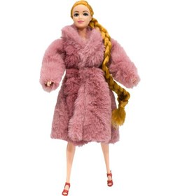 Resim Oyuncak Manken Bebek Kürklü Model Bebek 30 Cm 